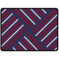 Geometric Background Stripes Fleece Blanket (large) 