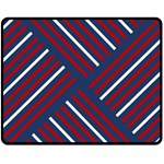 Geometric Background Stripes Fleece Blanket (Medium)  60 x50  Blanket Front