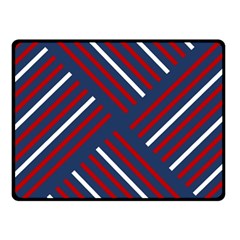 Geometric Background Stripes Fleece Blanket (small)