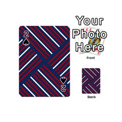 Geometric Background Stripes Playing Cards 54 Designs (mini)