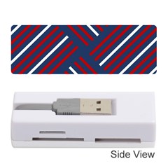 Geometric Background Stripes Memory Card Reader (stick)