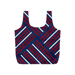 Geometric Background Stripes Full Print Recycle Bag (s)