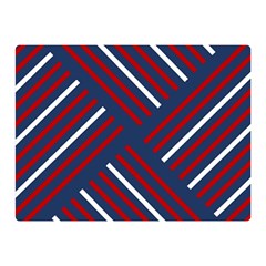 Geometric Background Stripes Double Sided Flano Blanket (mini) 