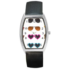 Eyeglasses Barrel Style Metal Watch