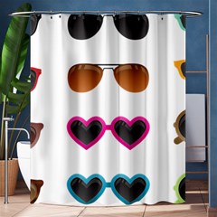 Eyeglasses Shower Curtain 60  X 72  (medium) 