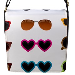 Eyeglasses Flap Closure Messenger Bag (s)