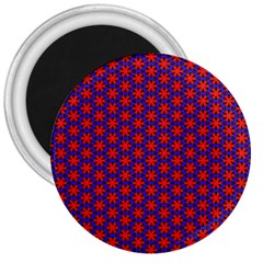 Blue Pattern Texture 3  Magnets by HermanTelo