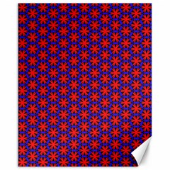 Blue Pattern Texture Canvas 16  X 20 