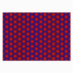 Blue Pattern Texture Large Glasses Cloth (2 Sides)