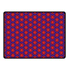 Blue Pattern Texture Fleece Blanket (small)