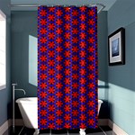 Blue Pattern Texture Shower Curtain 36  x 72  (Stall)  Curtain(36 X72 ) - 33.26 x66.24  Curtain(36 X72 )