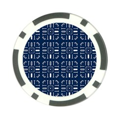 Background Blue Poker Chip Card Guard