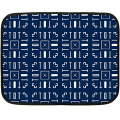 Background Blue Double Sided Fleece Blanket (mini) 