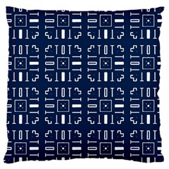 Background Blue Large Cushion Case (two Sides)