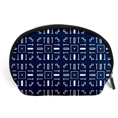 Background Blue Accessory Pouch (large)