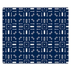 Background Blue Double Sided Flano Blanket (small) 