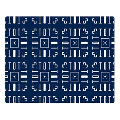 Background Blue Double Sided Flano Blanket (large) 