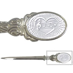 Circle Music Letter Opener by HermanTelo