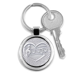 Circle Music Key Chain (round) by HermanTelo