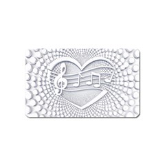 Circle Music Magnet (name Card) by HermanTelo