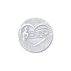 Circle Music Golf Ball Marker