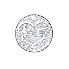 Circle Music Hat Clip Ball Marker by HermanTelo