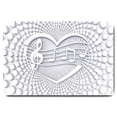 Circle Music Large Doormat 