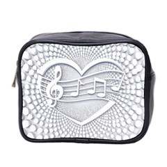 Circle Music Mini Toiletries Bag (two Sides)