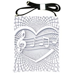 Circle Music Shoulder Sling Bag by HermanTelo