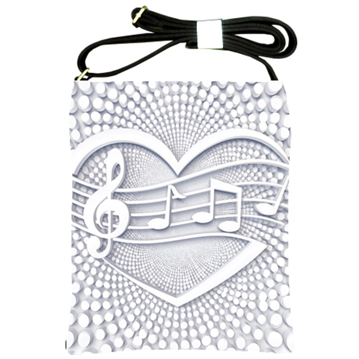 Circle Music Shoulder Sling Bag