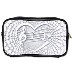 Circle Music Toiletries Bag (one Side) by HermanTelo