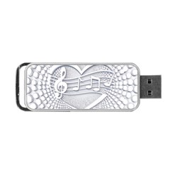 Circle Music Portable Usb Flash (two Sides)