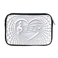 Circle Music Apple Macbook Pro 17  Zipper Case by HermanTelo