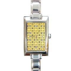 Background Yellow Rectangle Italian Charm Watch by HermanTelo