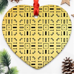 Background Yellow Ornament (heart) by HermanTelo