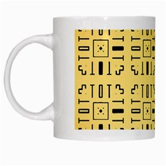 Background Yellow White Mugs by HermanTelo