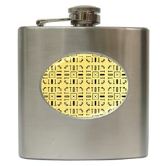 Background Yellow Hip Flask (6 Oz)