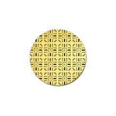 Background Yellow Golf Ball Marker (10 Pack)