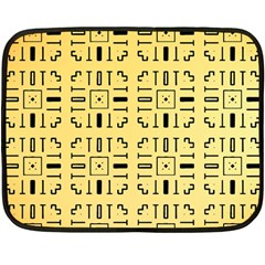 Background Yellow Fleece Blanket (mini)