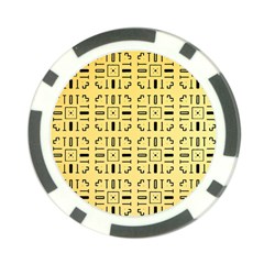 Background Yellow Poker Chip Card Guard (10 Pack)