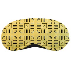 Background Yellow Sleeping Mask