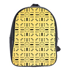 Background Yellow School Bag (large)