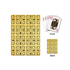 Background Yellow Playing Cards Single Design (mini)