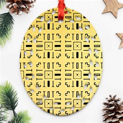 Background Yellow Ornament (oval Filigree)