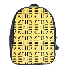 Background Yellow School Bag (xl)