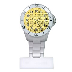 Background Yellow Plastic Nurses Watch