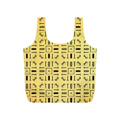 Background Yellow Full Print Recycle Bag (s) by HermanTelo