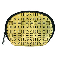 Background Yellow Accessory Pouch (medium) by HermanTelo