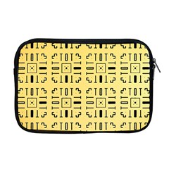 Background Yellow Apple Macbook Pro 17  Zipper Case