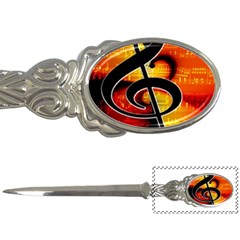 Clef Music Lines Notenblatt Letter Opener by HermanTelo